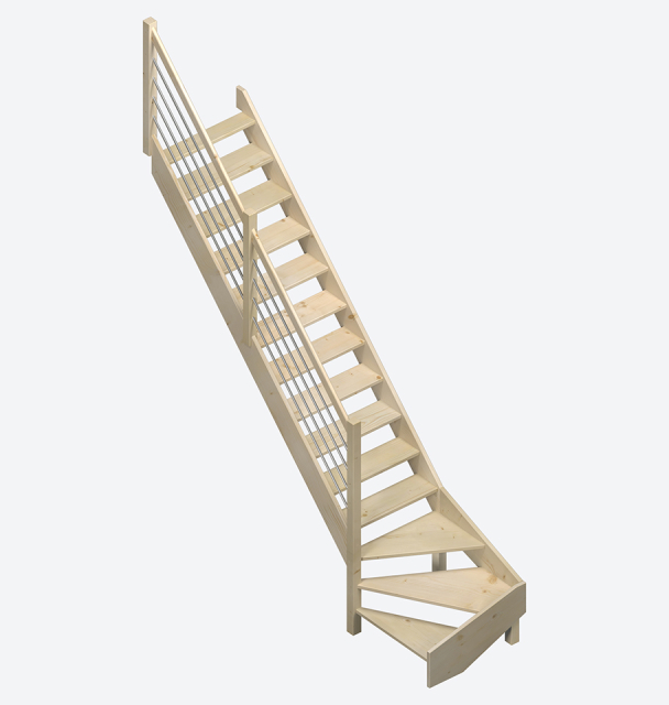 Escada interior em kit – JURA 