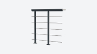 Guarda-corpos de pavimento em espiral DESIGN 